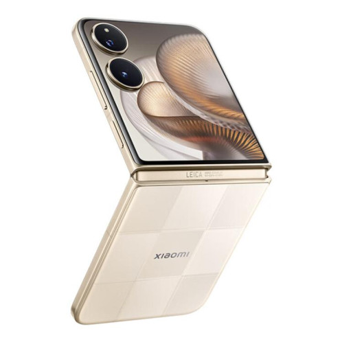 Xiaomi MIX Flip 2, 12 Go + 256 Go, 6,86 pouces + 4,01 pouces, Xiaomi HyperOS 2, Snapdragon 8 Elite Octa Core, NFC, réseau : 5G (or) SX405J248-025